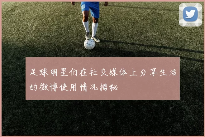 足球明星们在社交媒体上分享生活的微博使用情况揭秘